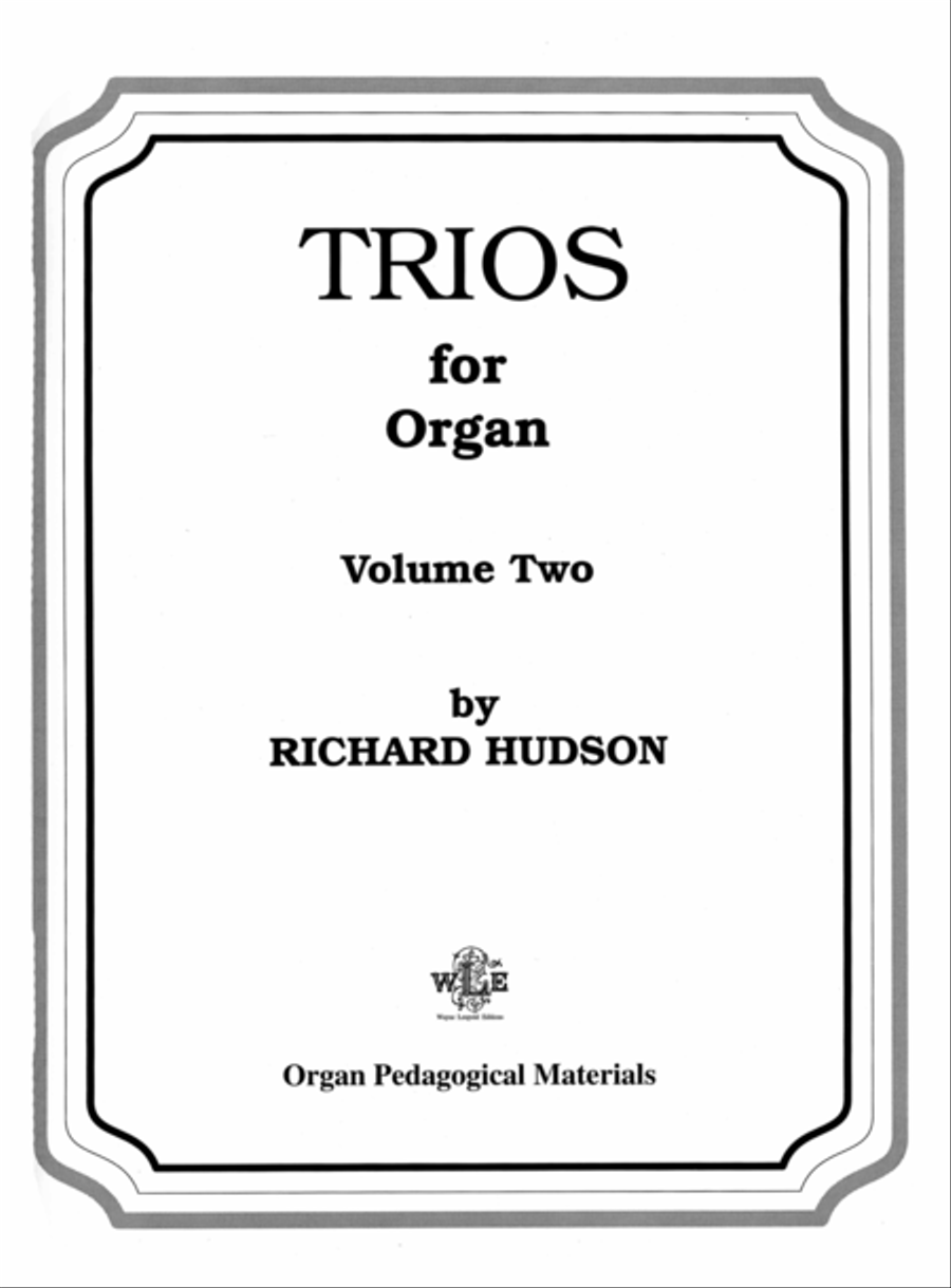 Trios for Organ: Volume 2