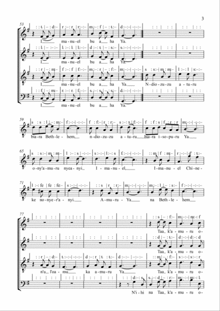 Lee kpakpando Voice Solo scores gallery preview page 3