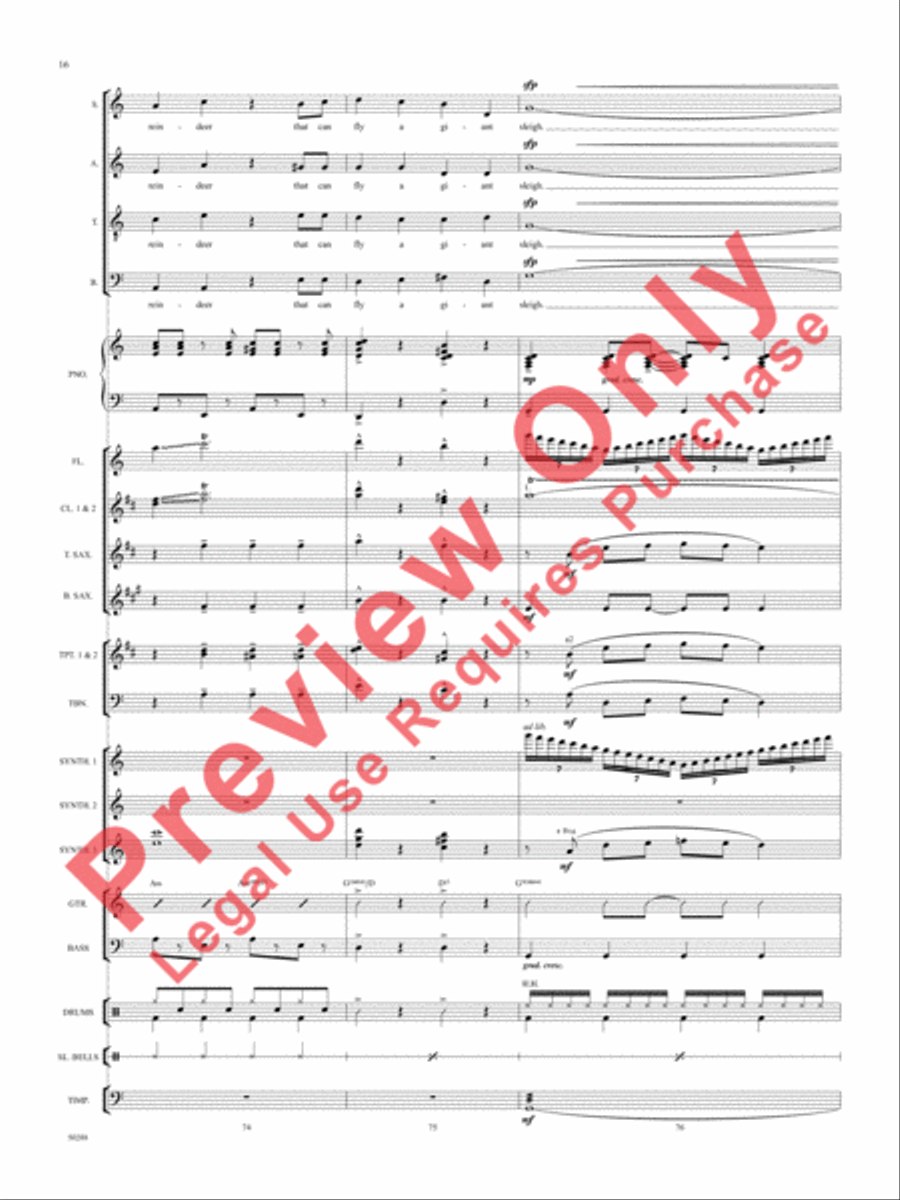All That Holiday Stuff! All That Holiday Stuff! Choir scores gallery preview page 17