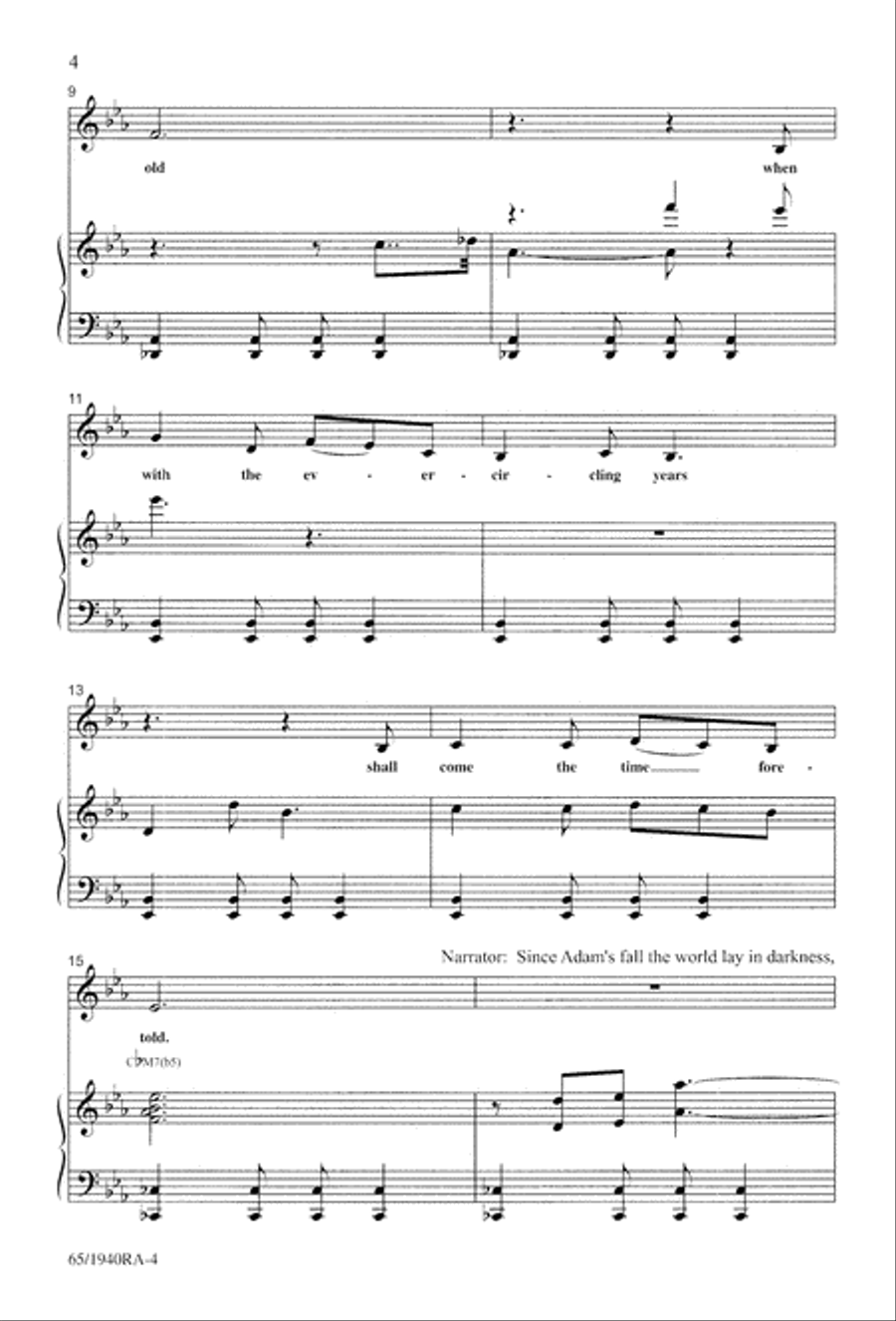 We Will Know Peace 3-Part scores gallery preview page 6