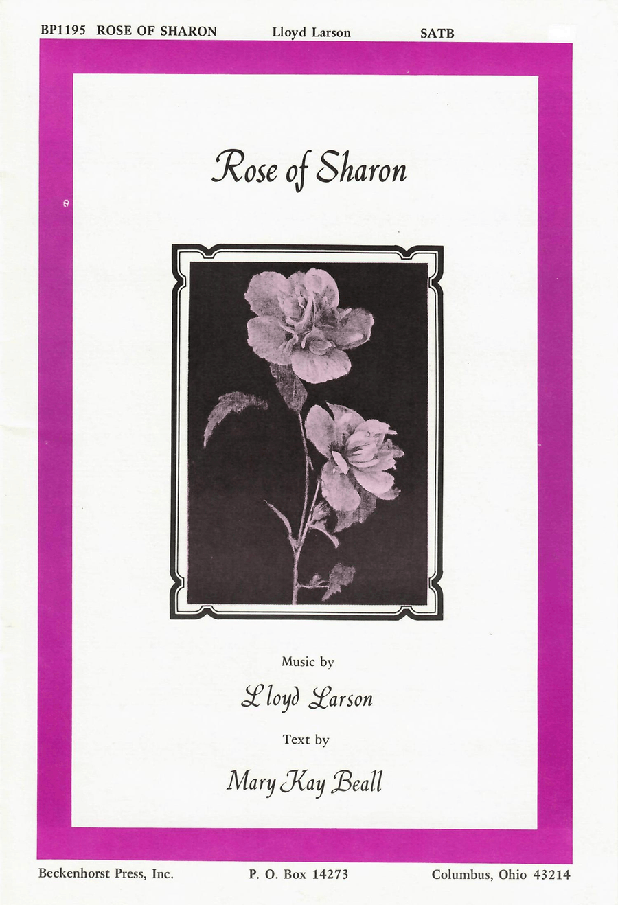 Rose of Sharon Rose of Sharon 4-Part scores gallery preview page 1