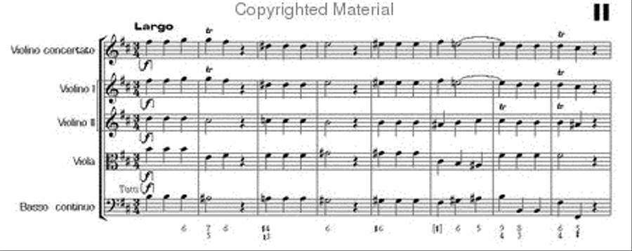 Concerto in E minor Orchestra scores gallery preview page 3