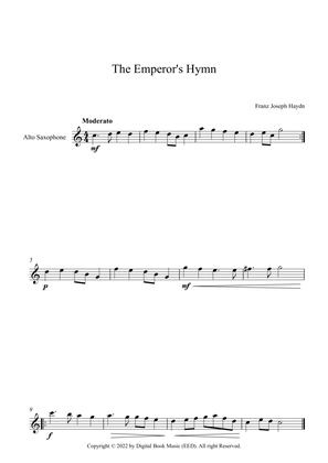 Book cover for The Emperor's Hymn - Franz Joseph Haydn (Alto Sax)