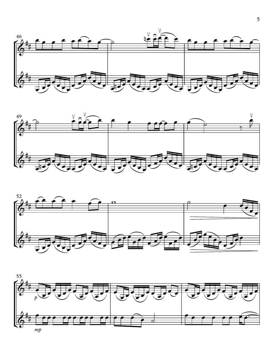 Invisible String String Duet scores gallery preview page 5