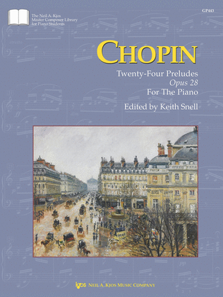 Book cover for Chopin: Twenty-Four Preludes Opus 28