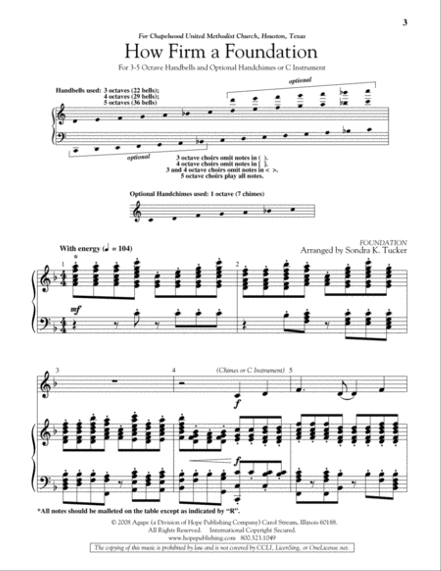How Firm a Foundation 5-Octaves scores gallery preview page 2