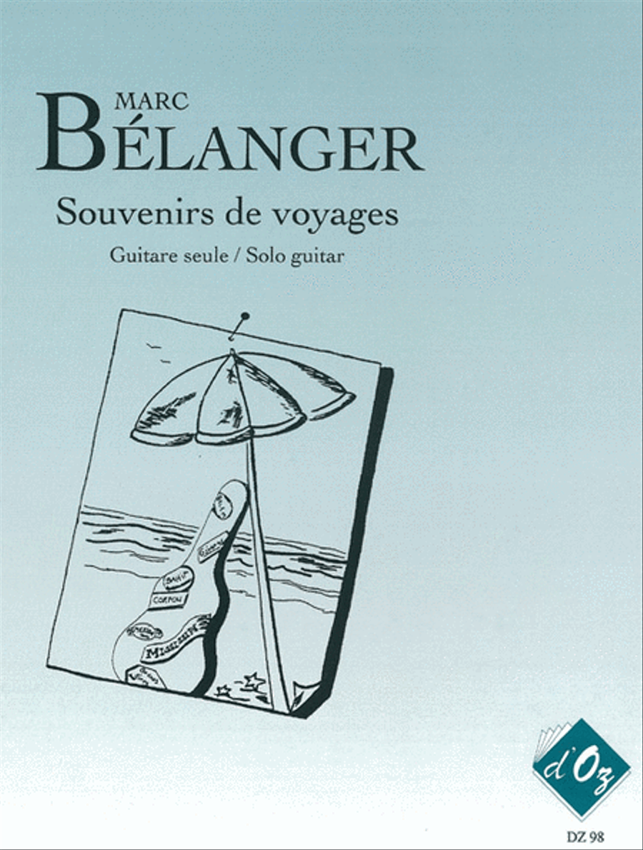 Souvenirs de voyages Classical Guitar scores gallery preview page 1