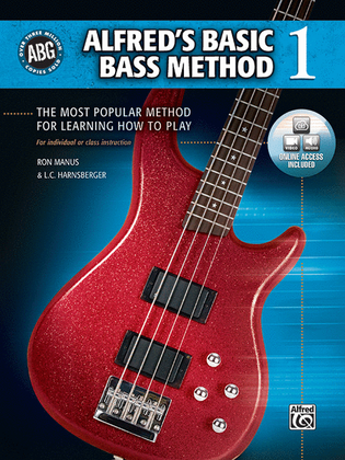 Book cover for Alfred's Basic Bass Method, Book 1