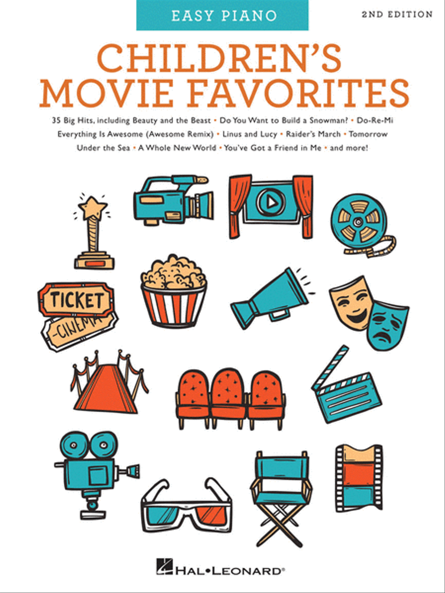 Children's Movie Favorites – 2nd Edition Easy Piano scores gallery preview page 1