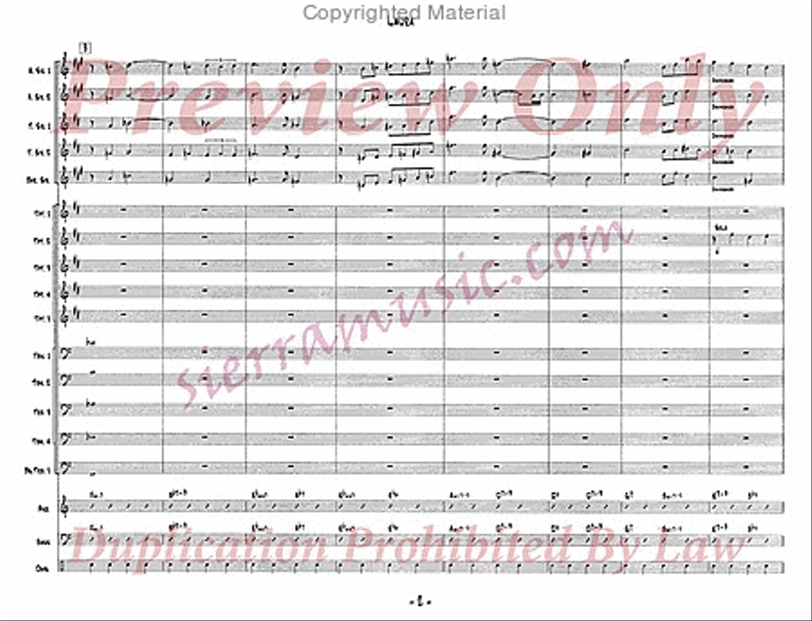 Laura Jazz Ensemble scores gallery preview page 3