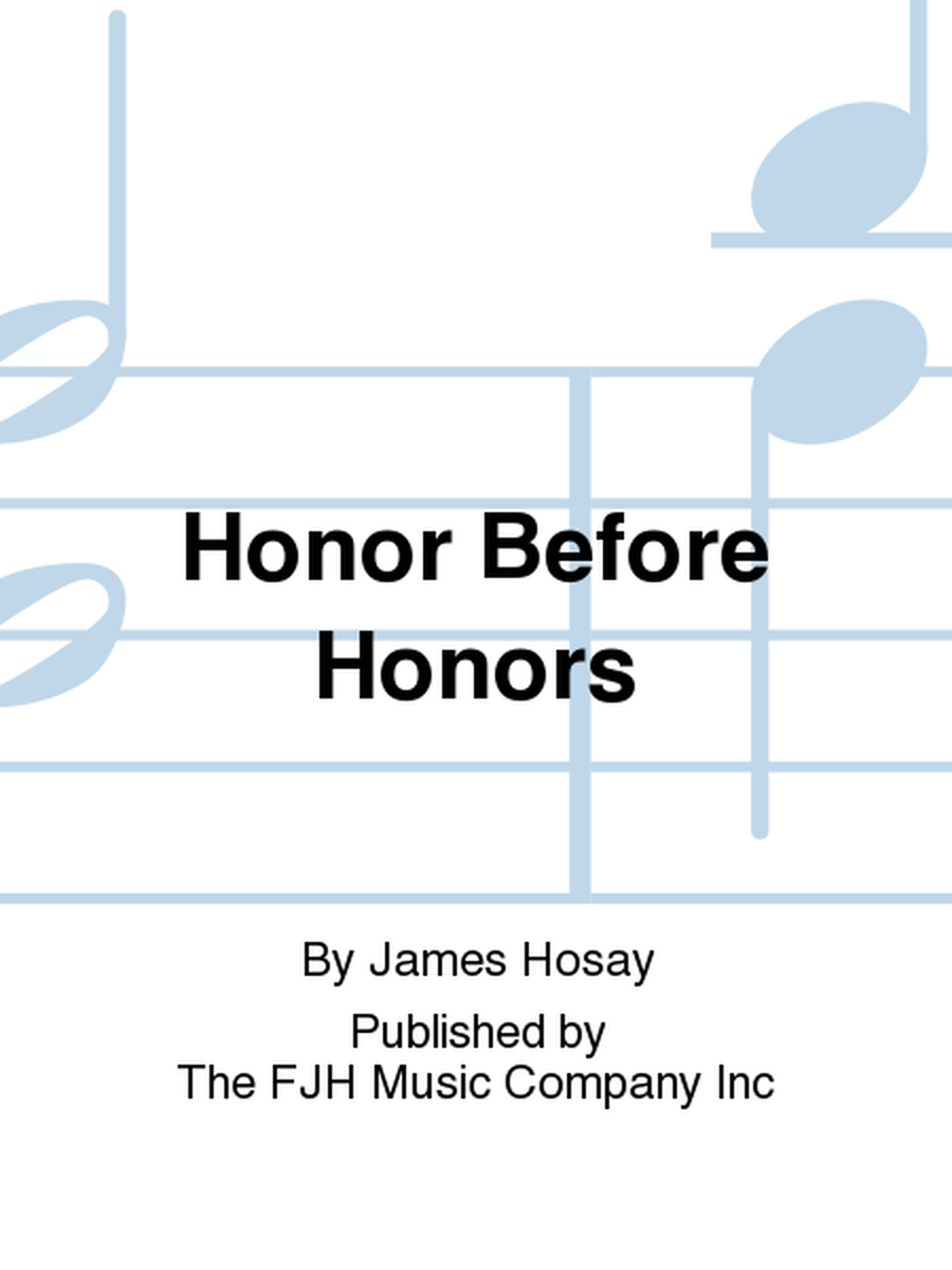 Honor Before Honors image number null