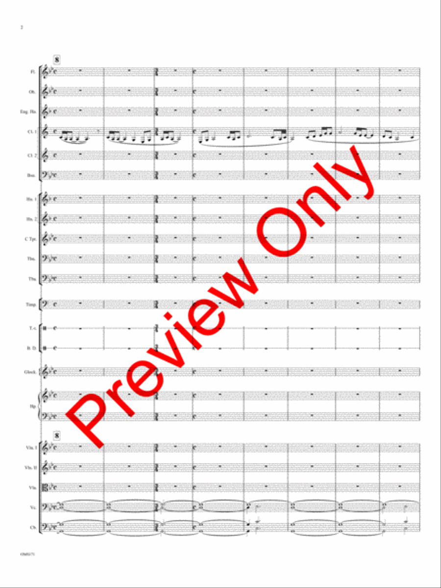 Anishinaabeg Rhapsody Orchestra scores gallery preview page 5