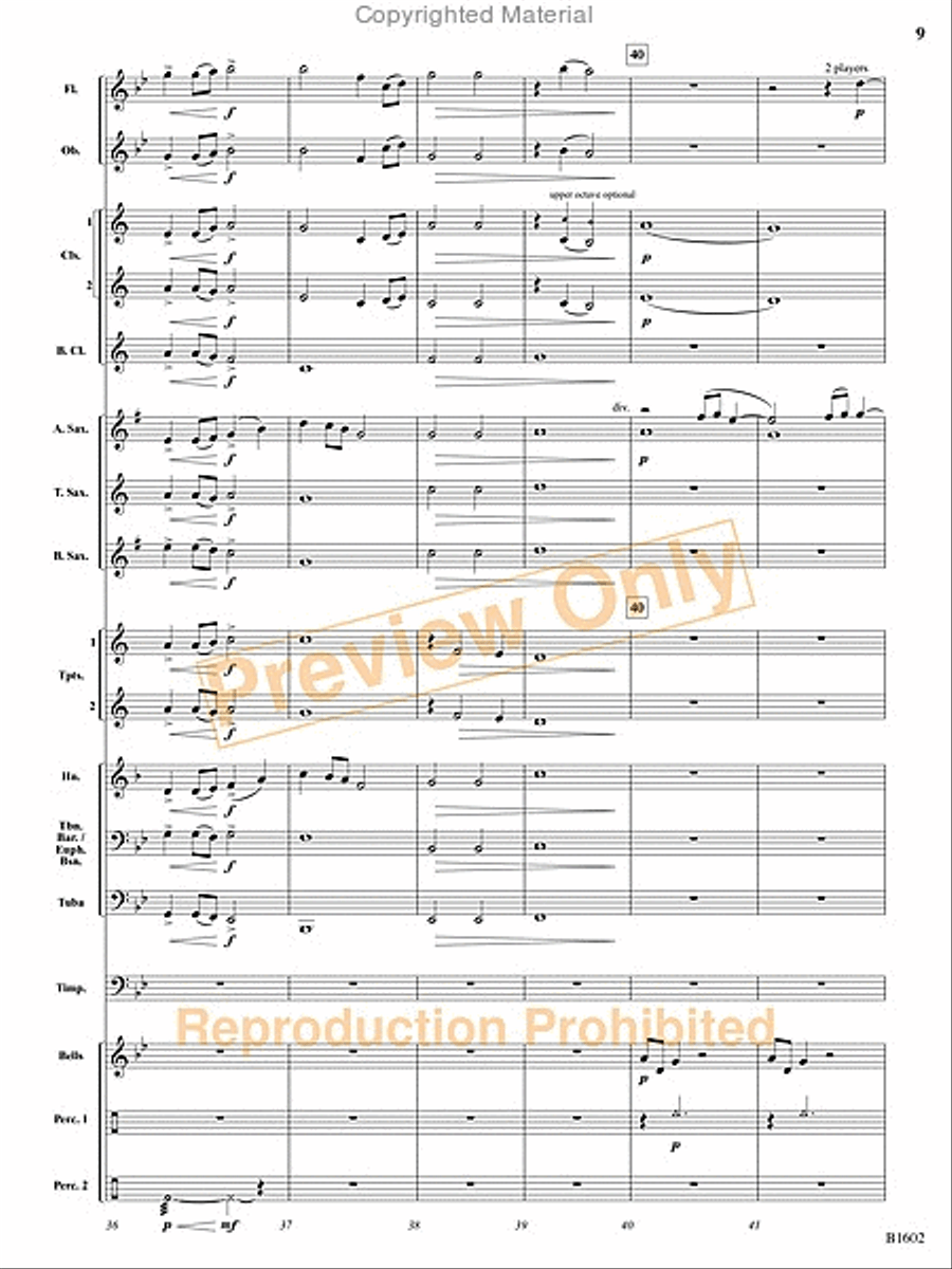 ...At Twilight ...At Twilight Concert Band scores gallery preview page 10