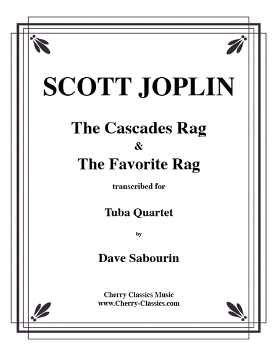 Two Rags Volume 1 Tuba Quartet scores gallery preview page 1