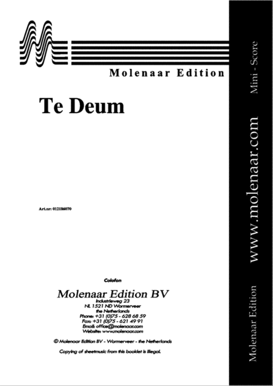 Te Deum Te Deum TTBB scores gallery preview page 2