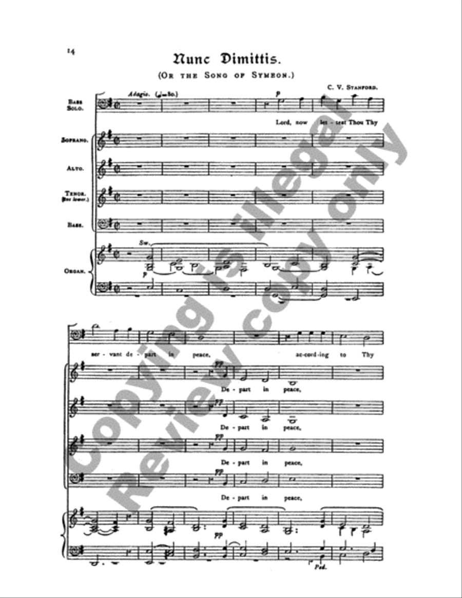 Magnificat & Nunc Dimittis in G (Choral Score)