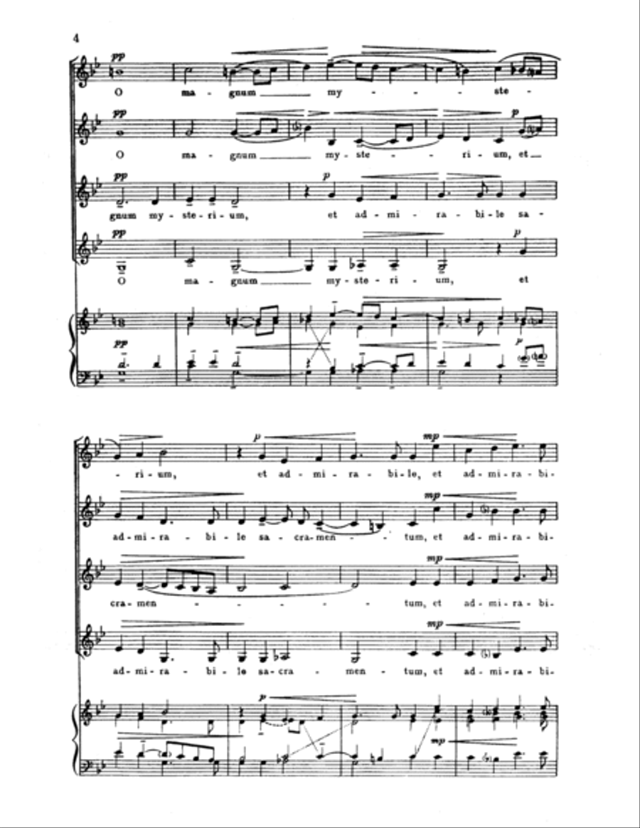 O Magnum Mysterium SSAA scores gallery preview page 2