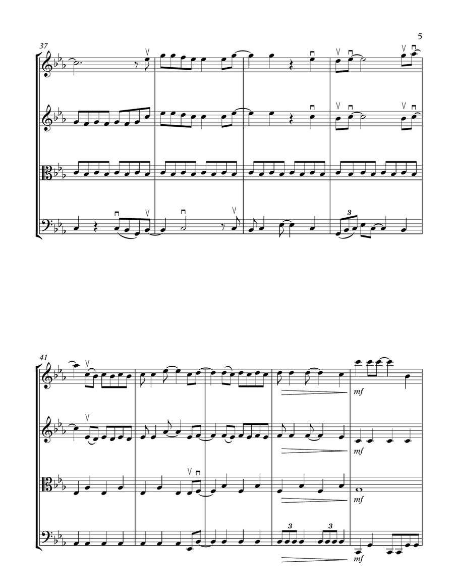 Detroit Rock City String Quartet scores gallery preview page 5