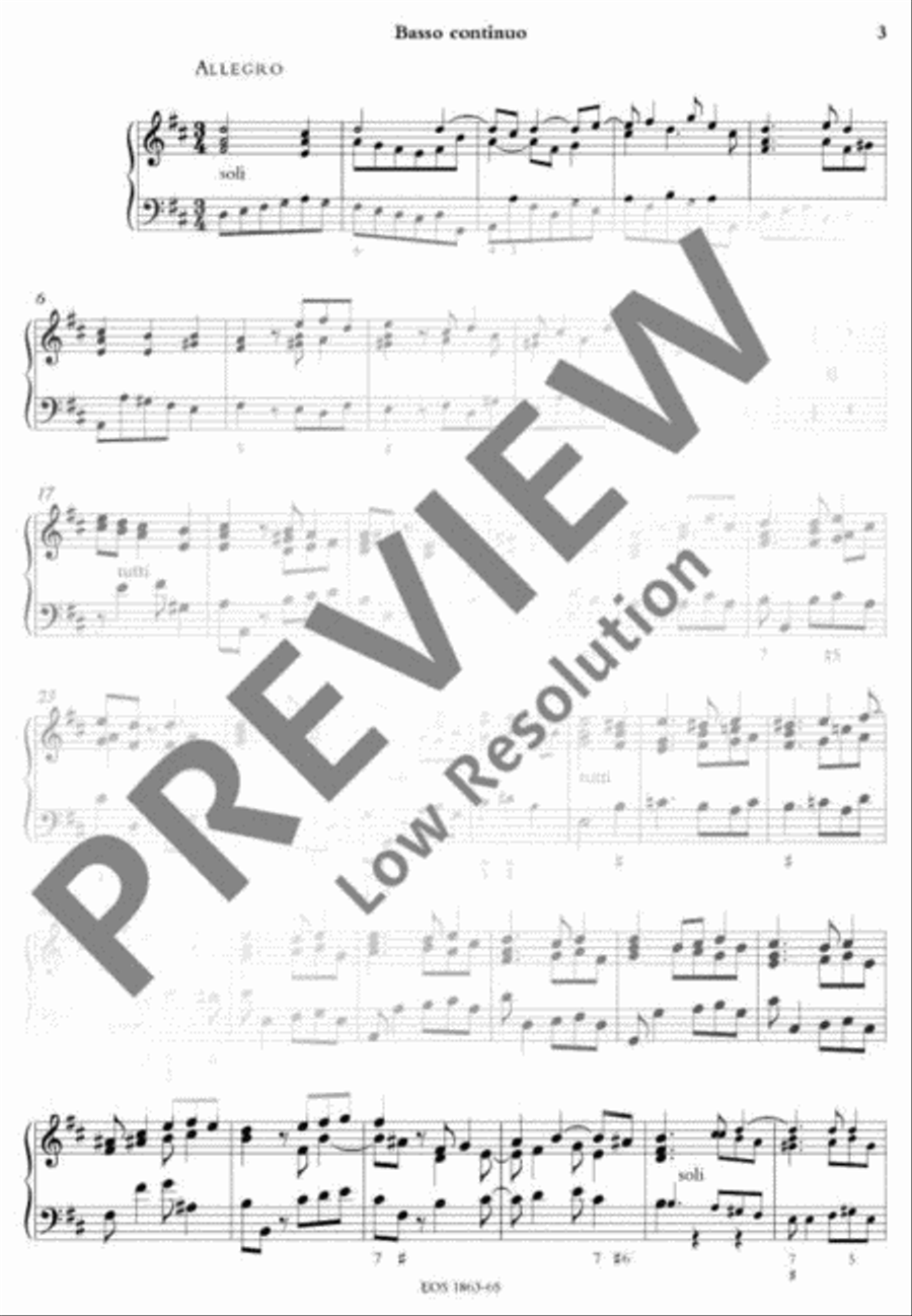 Concerto Grosso Concerto Grosso Basso Continuo scores gallery preview page 3