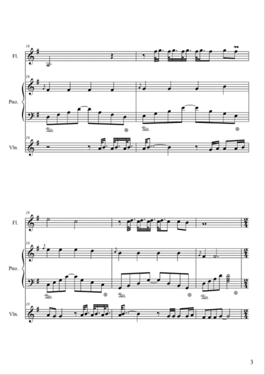 Faded Flute scores gallery preview page 3