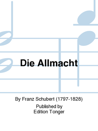 Book cover for Die Allmacht