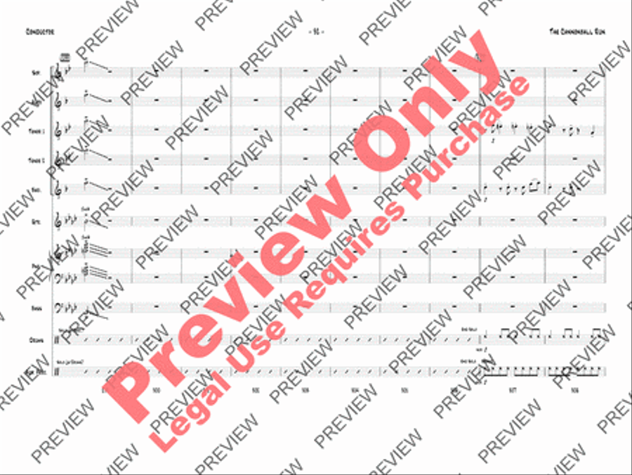 The Cannonball Run The Cannonball Run Jazz Ensemble scores gallery preview page 35