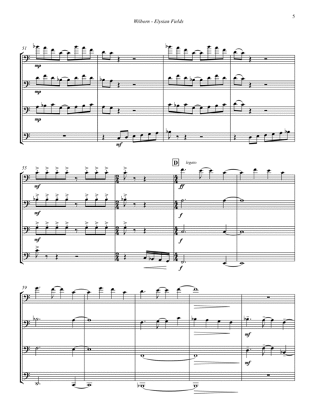 Elysian Fields for Trombone Quartet image number null