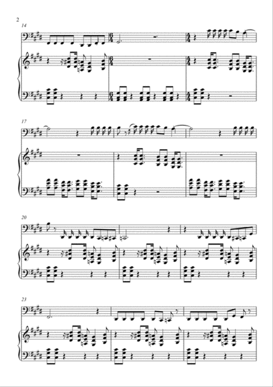 One Step Closer One Step Closer Voice scores gallery preview page 2
