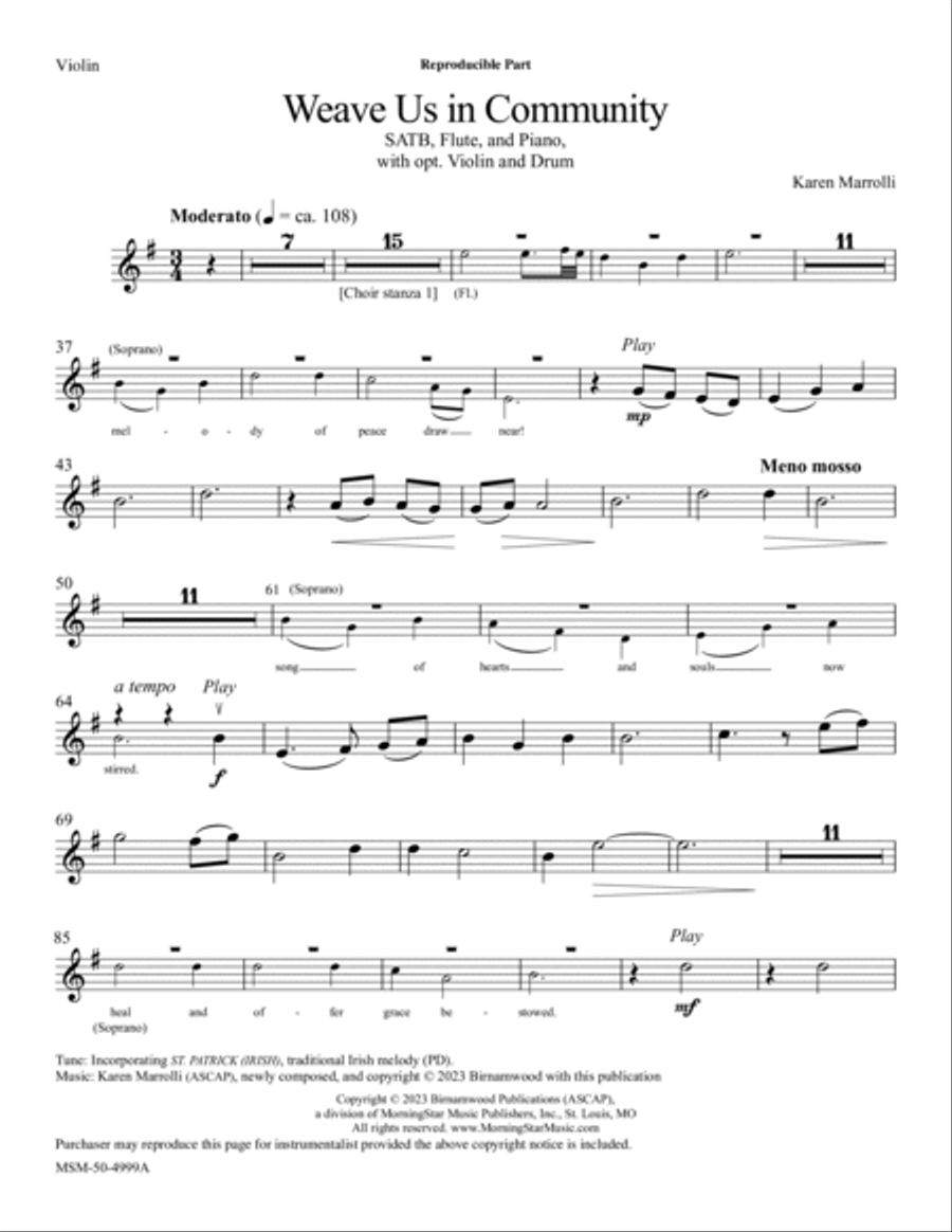 Weave Us In Community Choir scores gallery preview page 4