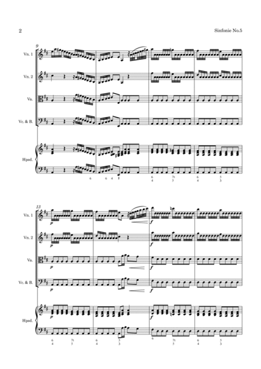 Alberti Sinfonie Op. 2 No. 5 for String Orchestra image number null