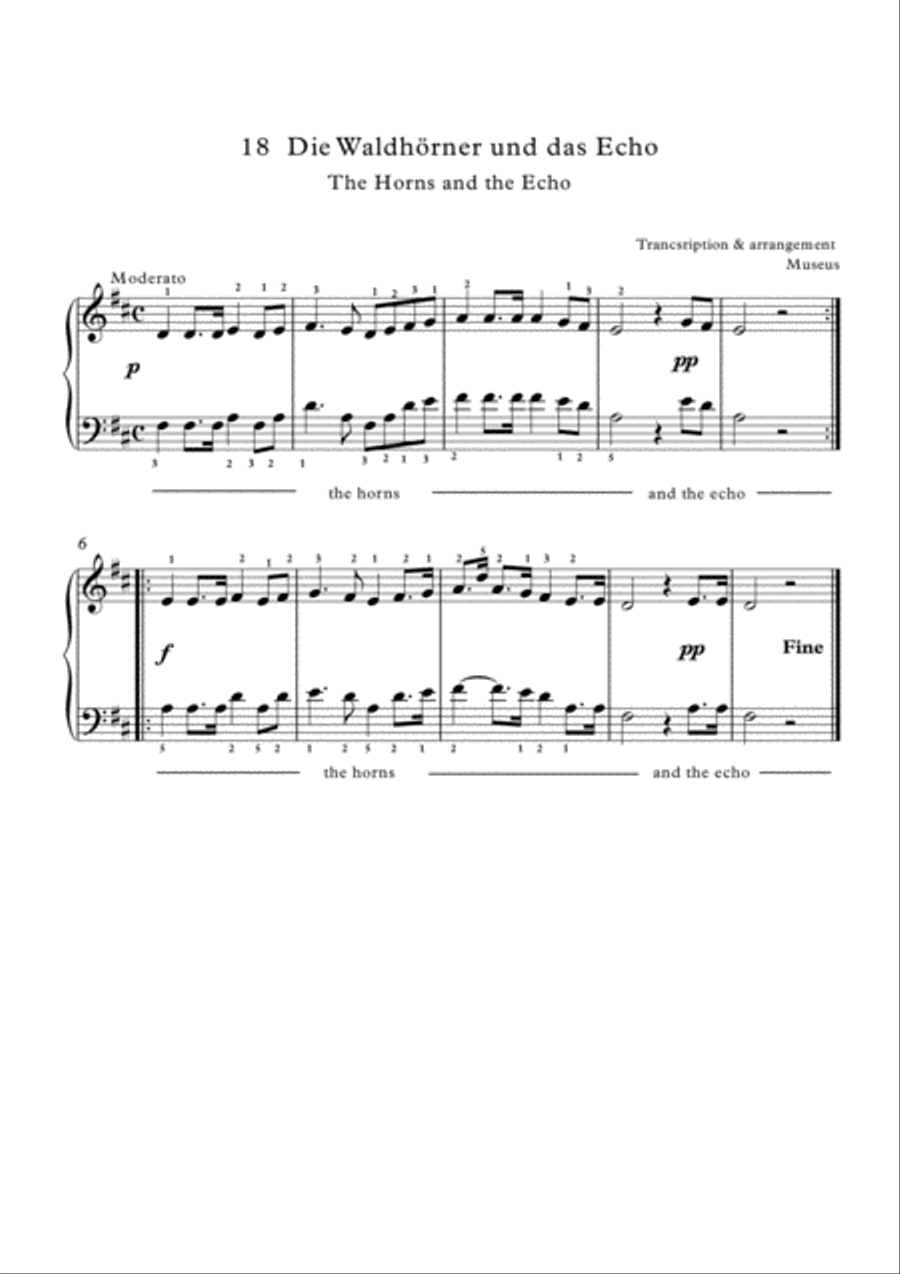 Easy short pieces for Classical Piano I Easy Piano scores gallery preview page 6