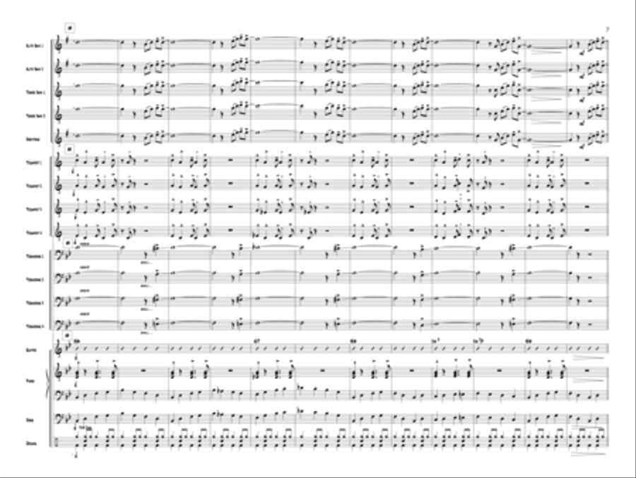 One, Two, Ready, Swing! Jazz Ensemble scores gallery preview page 8