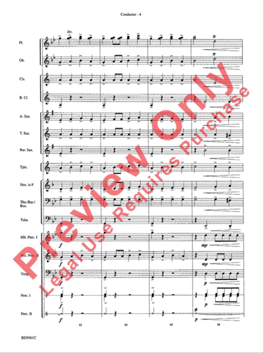 The Tempest Concert Band scores gallery preview page 7
