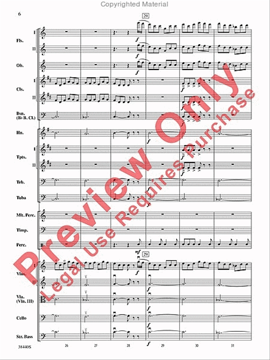 Leroy Anderson's Irish Suite, Part 1 (Themes from) Full Orchestra scores gallery preview page 7