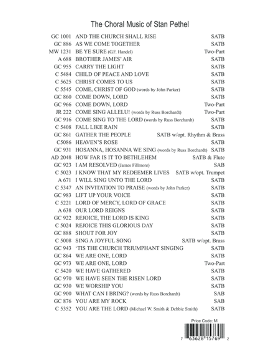 Redeemer and King Choir scores gallery preview page 11