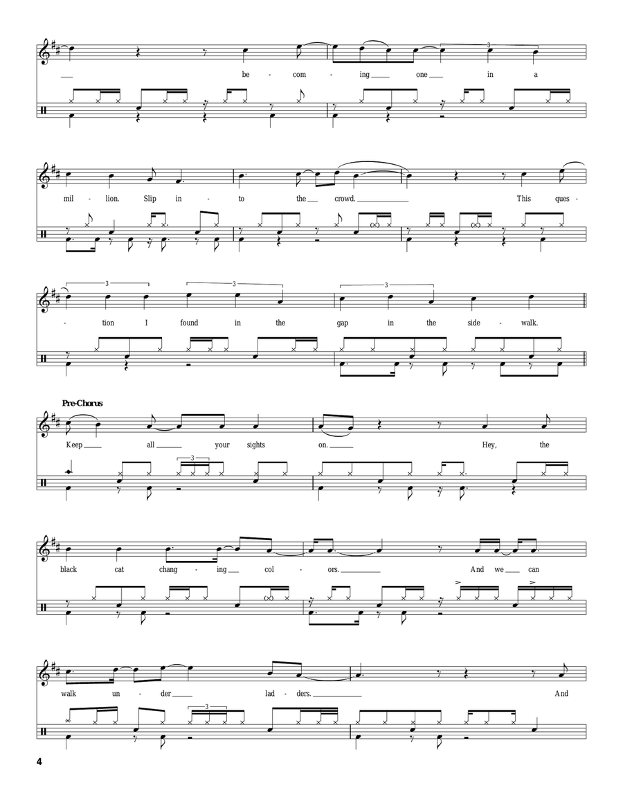 Warehouse Drum Set scores gallery preview page 4