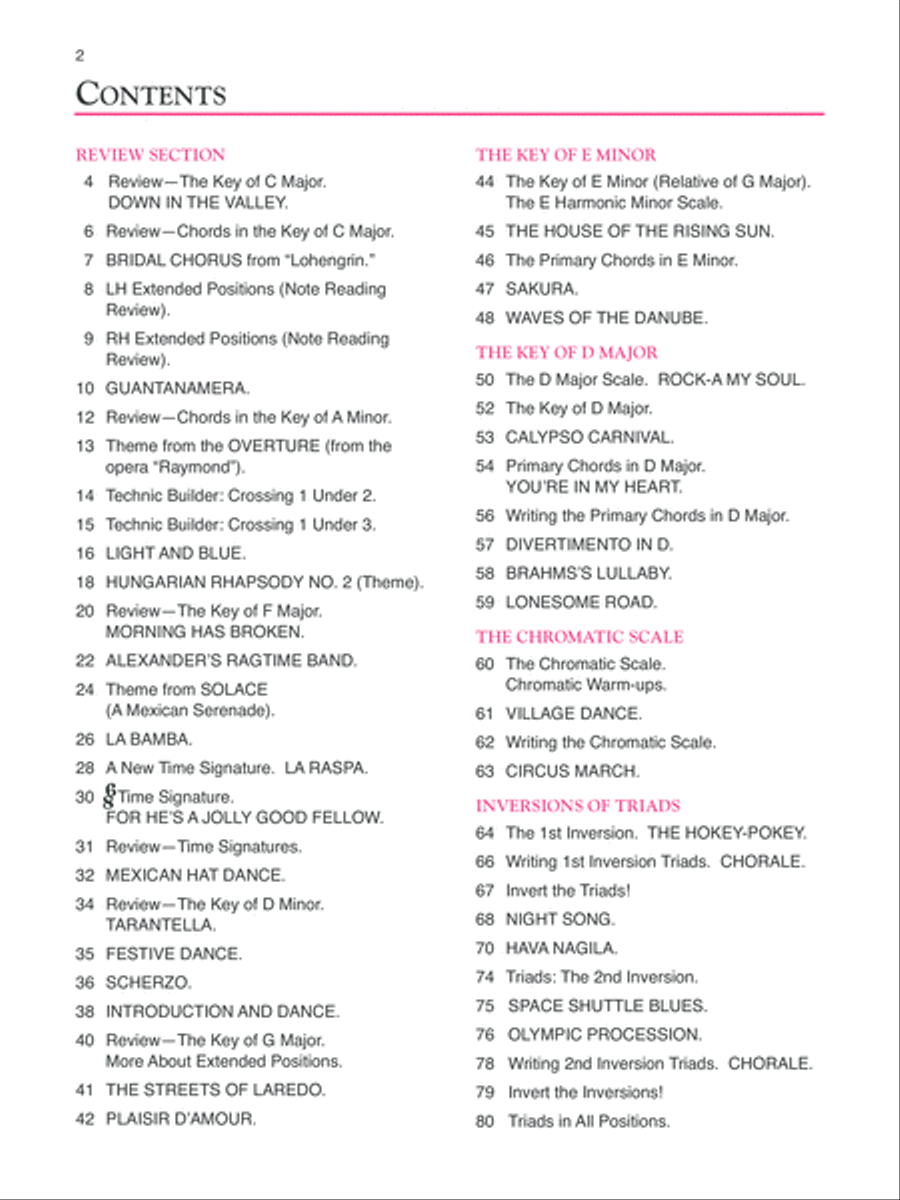 Alfred's Basic Adult All-in-One Course, Book 2 Piano Method scores gallery preview page 3