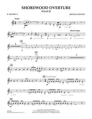 Shorewood Overture (for Multi-level Combined Bands) - Bb Trumpet 2 (Level 2)