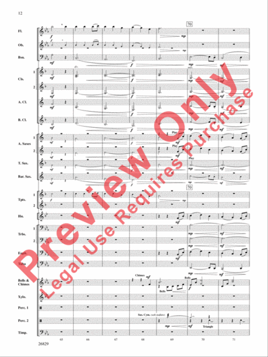 Semper Melior Semper Melior Concert Band scores gallery preview page 13