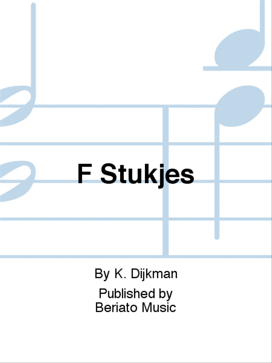 F Stukjes Flute Solo scores gallery preview page 1
