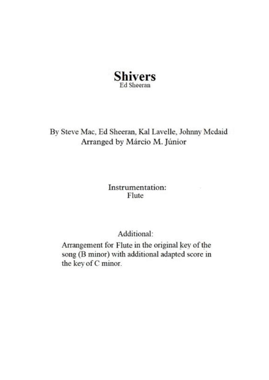 Shivers Shivers Flute Solo scores gallery preview page 1