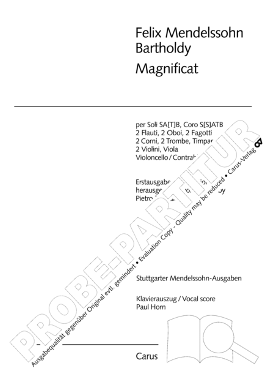 Magnificat in D ATB scores gallery preview page 2