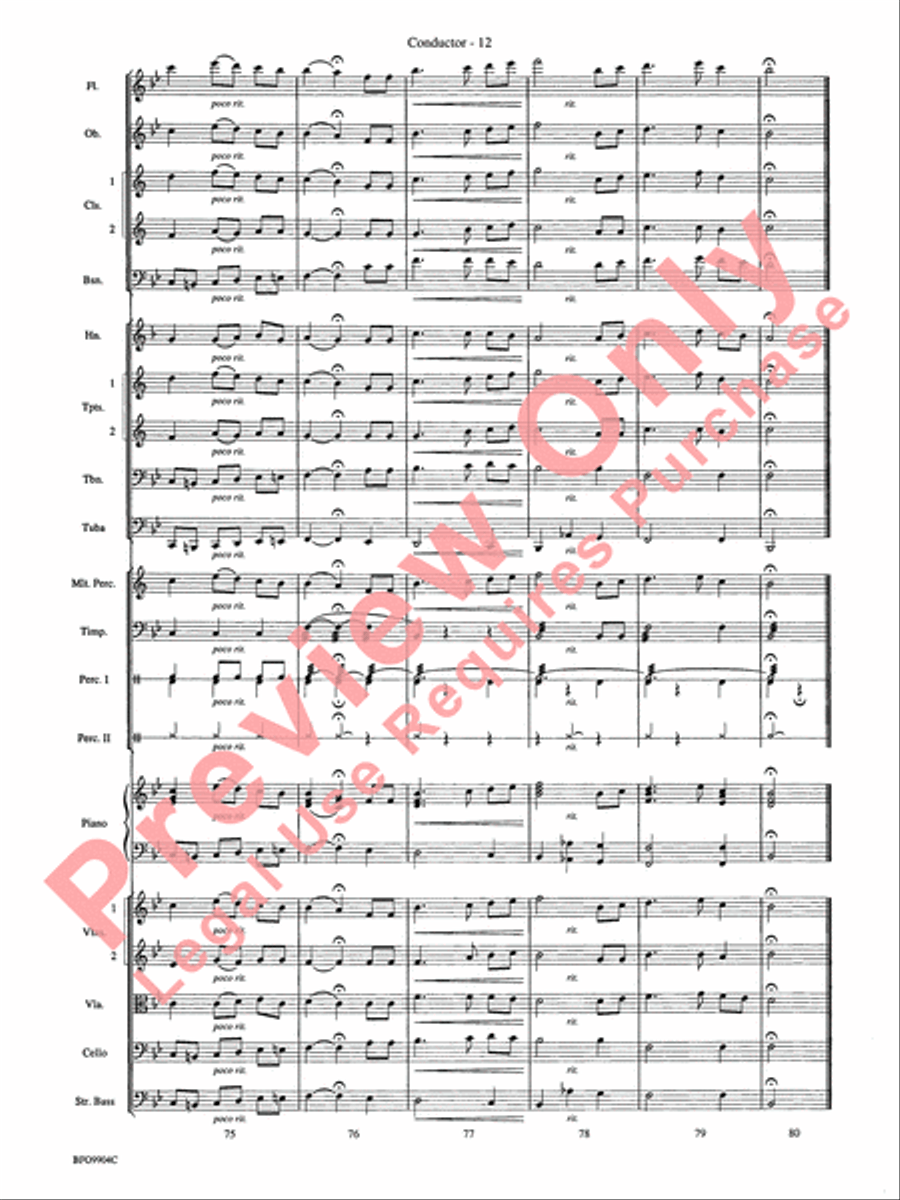 Commencement Suite Full Orchestra scores gallery preview page 15