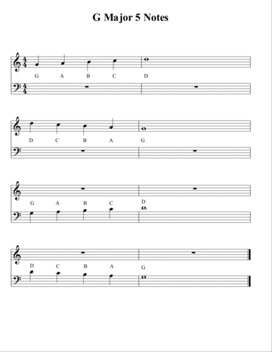 Easily Play Hymns - Level 1 G Major Hymns - Quickly Play and Learn Easy Piano scores gallery preview page 5