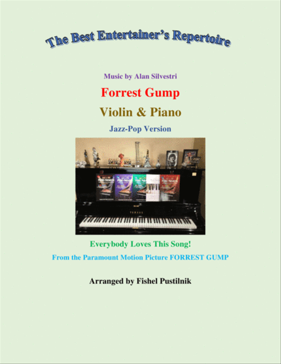 Forrest Gump - Main Title (Feather Theme) from the Paramount Motion Picture FORREST GUMP Violin Solo scores gallery preview page 1