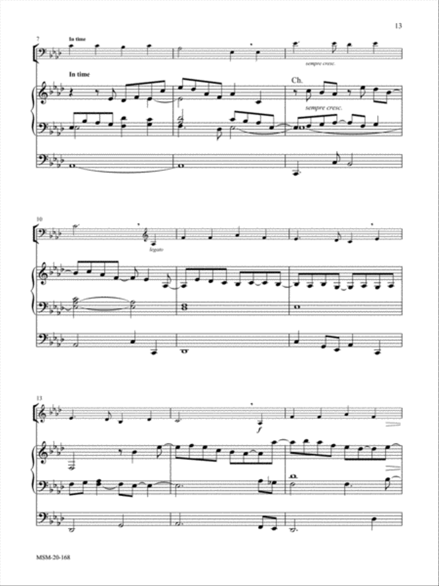 O Come, Emmanuel: Six Advent and Christmas Hymns for Cello or Viola and Organ Cello scores gallery preview page 4