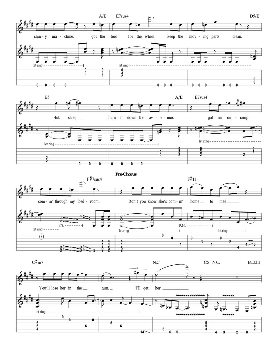 Panama Acoustic Guitar scores gallery preview page 5