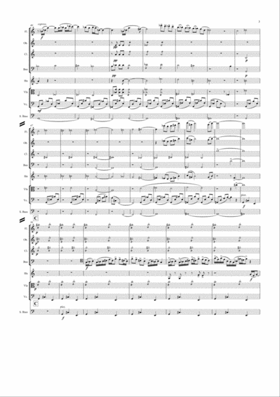 Octet Octet Woodwind Quintet scores gallery preview page 3