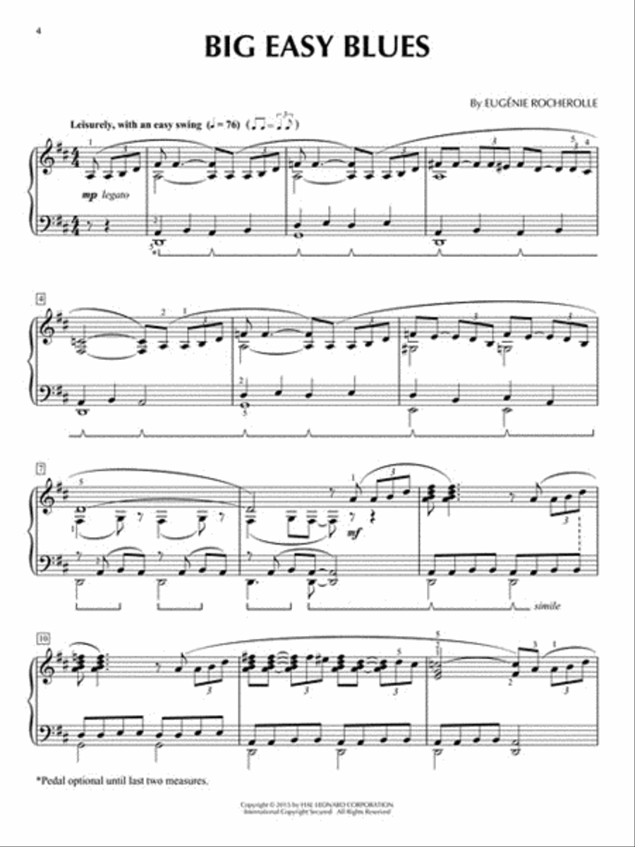 New Orleans Sketches Piano Solo scores gallery preview page 4