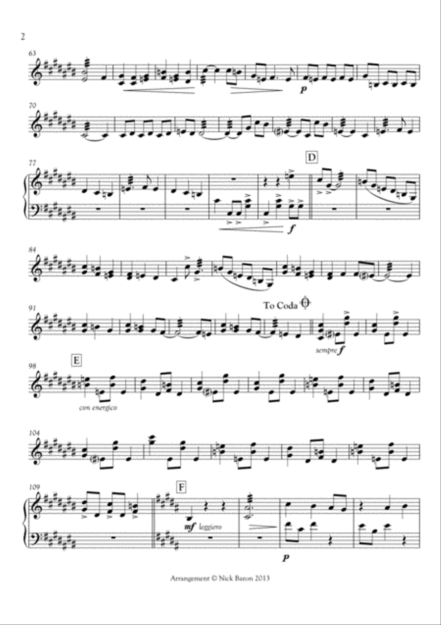Kiss From A Rose Marimba scores gallery preview page 3
